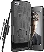 Encased iPhone SE Belt Clip Case (2020 DuraClip) Slim Cover with Holster Black