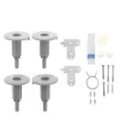 Dishwasher Integrated Built In Decor Door Fixing Kit for Beko Flavel 1784430047