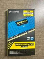 Corsair 16GB Vengeance LPX DDR4 3000 MHz UDIMM Memory Kit (2 x 8GB) (Blue)