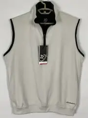Zero Restriction Tour Series NWT Mens 1/4 Zip Golf Airflow Vest Jacket Medium M