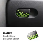PU Trim Sticker Co-pilot glove Box Button Panel for Mini Cooper F56 Hatchback 19 (for: Mini)