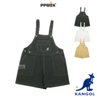 在飛比找蝦皮商城優惠-KANGOL 女款牛仔 吊帶褲【64221572】短褲 牛仔