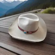 Bailey Jutland 2x Wool Felt Grey Taupe 7 1/8 Turquoiise Shell Cowboy Hat