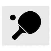 2 x 'Ping Pong Paddle With Ball' Lens Cleaning Cloths (LC00025809)