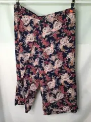 AUTOGRAPH PAISLEY MULTICOLOUR WRAP PANTS SIZE 26 COMFORTABLE ALL NEW
