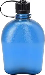 Nalgene Sustain Tritan BPA-Free Oasis Water Bottle Made with Material Derived from 50% Plastic Waste (Using ISCC Certified Mass Balance), 32 OZ, Blue