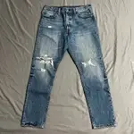 LEVIS 501水洗 破壞 抽鬚 復古 時尚 潮流 牛仔 長褲 陳冠希 木村拓哉