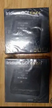 2 BRAND NEW! Iridium Go! Exec Satellite Wi-Fi Hotspot Phones