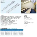 【東亞】LED 山形燈具 T8 4尺 雙管 單管 日光燈具 空台 光源另計