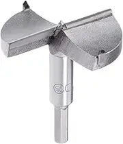 uxcell Forstner Drill Bits 75mm, Tungsten Carbide Wood Hole Saw Auger Opener, Woodworking Hinge Hole Drilling Boring Bit Cutter (Gray)