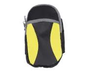 Outdoor Sport Running Jogging Exercise Gym Arm Wrist Pouch Armband Phone Holder Bag Black
