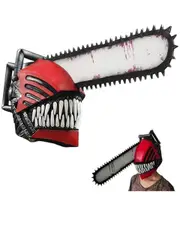 Chainsaw Head Latex Costume Mask