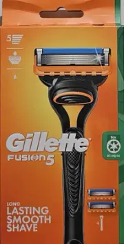 Gillette Fusion 5 Razor Handle With Blades Refill 2 Pack BRAND NEW IN BOX