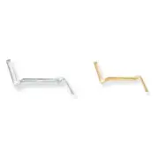 Medium White & Yellow Gold Filled Ring Guard Jewelry Sizers Kit 2 Pcs