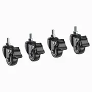 Desky Lockable Desk Casters - Fits Single Models + Dual Mini (M10)