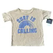 Grayson Mini Toddler Surf Is Calling Unisex Crewneck Tshirt 4T