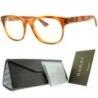 NEW!! GUCCI GG00050 010 Havana Rectangle Full Rim Unisex Optical Frames
