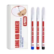 3x Deep Reach Marker Deep Hole Marker Pen Carpenter Tile Marker