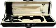 4/4 Full Size Professional Oblong Shape Lighweight Violin Case with Hygrometer B