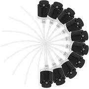 BUGUUYO 10pcs Fine Mist Pump Nozzle Tops for Home Office Events Replacement Perfume Atomiser with Precision Spray Mechanism