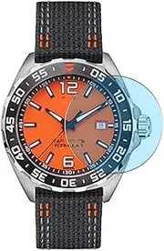 Puccy 3 Pack Anti Blue Light Screen Protector Film, compatible with TAG HEUER FORMULA 1 WAZ101A.FC8305 CseeSize：43mm TPU Guard （ Not Tempered Glass Protectors ）