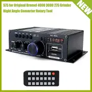 800W Bluetooth Power Digital Amplifier HIFI AUX FM Audio Home Car With Remote