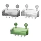 Shower Caddy Suction Cup Multifunctional Shower Shelf with Drain Holes