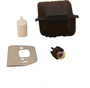 Muffler Deflector Plate Primer Bulb Fuel Filter Kit, for Husqvarna, 545 550XP Garden Chainsaw Parts Chainsaw Exhaust System