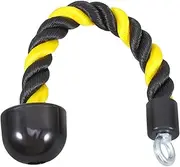 Mipcase Single End Tension Rope Gym Handles Bicep Rope Cable Attachments Pull Down Attachment Weight Lifting Pulley Gym Pulley Bicep Press Push Down Pull Rope Bicep Cable Rope Gym Rope Pp
