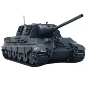 1:72 WWII German Jagdtiger Hunting Tiger Tank 1945 Model Ornament Gift Gray