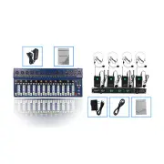 14-Channel Live Sound Mixing Console Studio Audio Mixer 4CH Headset Microphone