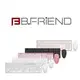 【強越電腦】B.FRiEND / B.FRIEND RF1430 無線鍵盤滑鼠組 ( 黑﹧白橘﹧白﹧銀﹧綠 )