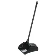 Commercial Products Executive Series Lobby Pro Upright Dust Pan, Long-Handle, Bl