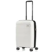 American Tourister Light Max 55 cm Expandable Carry-On Spinner Suitcase - Off White