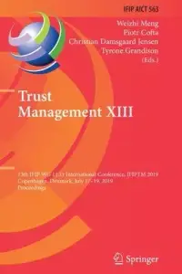 在飛比找博客來優惠-Trust Management XIII: 13th If