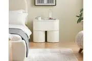 Isla White Bedside Table