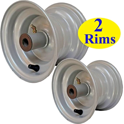 TWO 6x4.5 Riding Lawn Mower Garden Tractor RIMs WHEELs 3/4" ID bushing offset