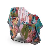 Blue Blanket Multi Function Forest Dancer Throw Two Sides Sofa Covers 130 By 160 Centimetre Blankets