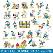 DONALD DUCK SVG, DESIGNS BUNDLE, CUT FILES, SVG for Cricut