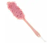 Lufa Back Scrubber For Shower,Long Handle Bath Sponge Shower Brush,Soft Nylon Mesh Back Scrubber,Body Bath Brush For Women And Men,Bathroom Shower Accessor