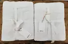 New Quince Cotton Slub Sheer Curtains Set of 2 48x108 White