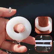 Silicone Rings for Men and Women, Waterproof, Suitable for Shower, Bath, Swimming, Games, Time Delay Lock Shackle