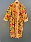 Luxury Velvet Fringe Jacket Coat Kimono Duster Floral Printed Kimono Long Jacket