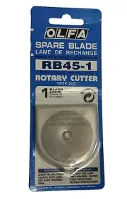 RB45-1 Spare Blade for Olfa RTY-2/G Rotary Cutter 45mm Cutting Wheel