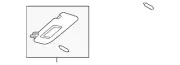 Genuine Mazda 2013-2016 Mazda CX-5 - Sun-Visor KF68-69-320E-75
