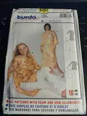 Burda 8383 Women's Plus Size Tunic Pattern 2 Lengths Uncut Sizes 18~32