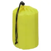 Stuff Sack, 5 x 10 Inch Waterproof Outdoor Storage Sack Drawstring Light Yellow