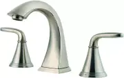 Pasadena Bathroom Sink Faucet, 8-Inch Widespread, 2-Handle, 3-Hole, Brushed Nick