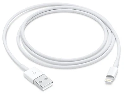 Apple - 3.3' USB Type A-to-Lightning Charging Cable - White NEW