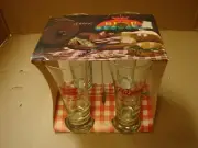 4 Vintage Libbey Miller High Life Hamm's Pabst Blue Ribbon Pilsner Beer Glasses
